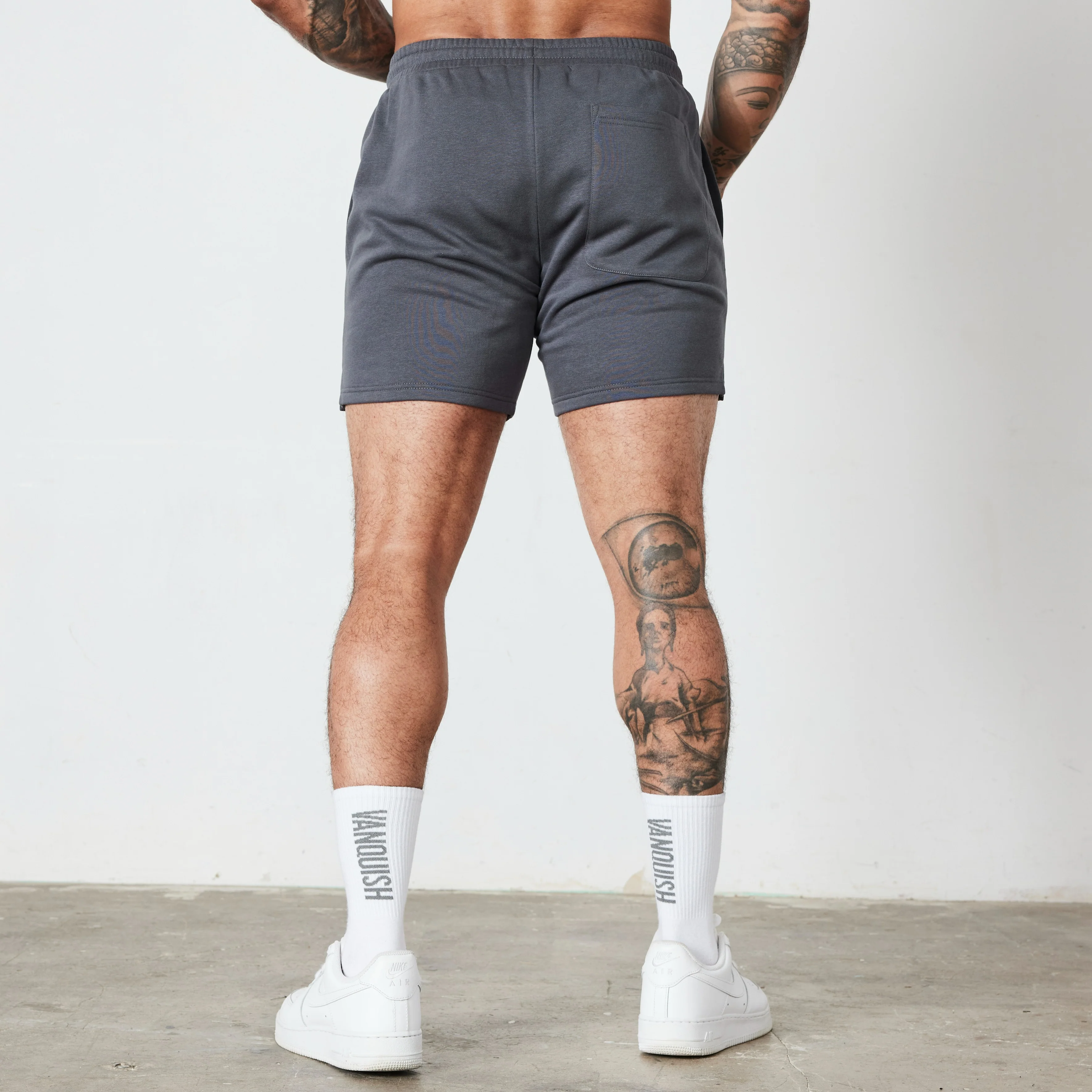 Vanquish Essential Denim Blue Regular Fit Shorts - Image 3