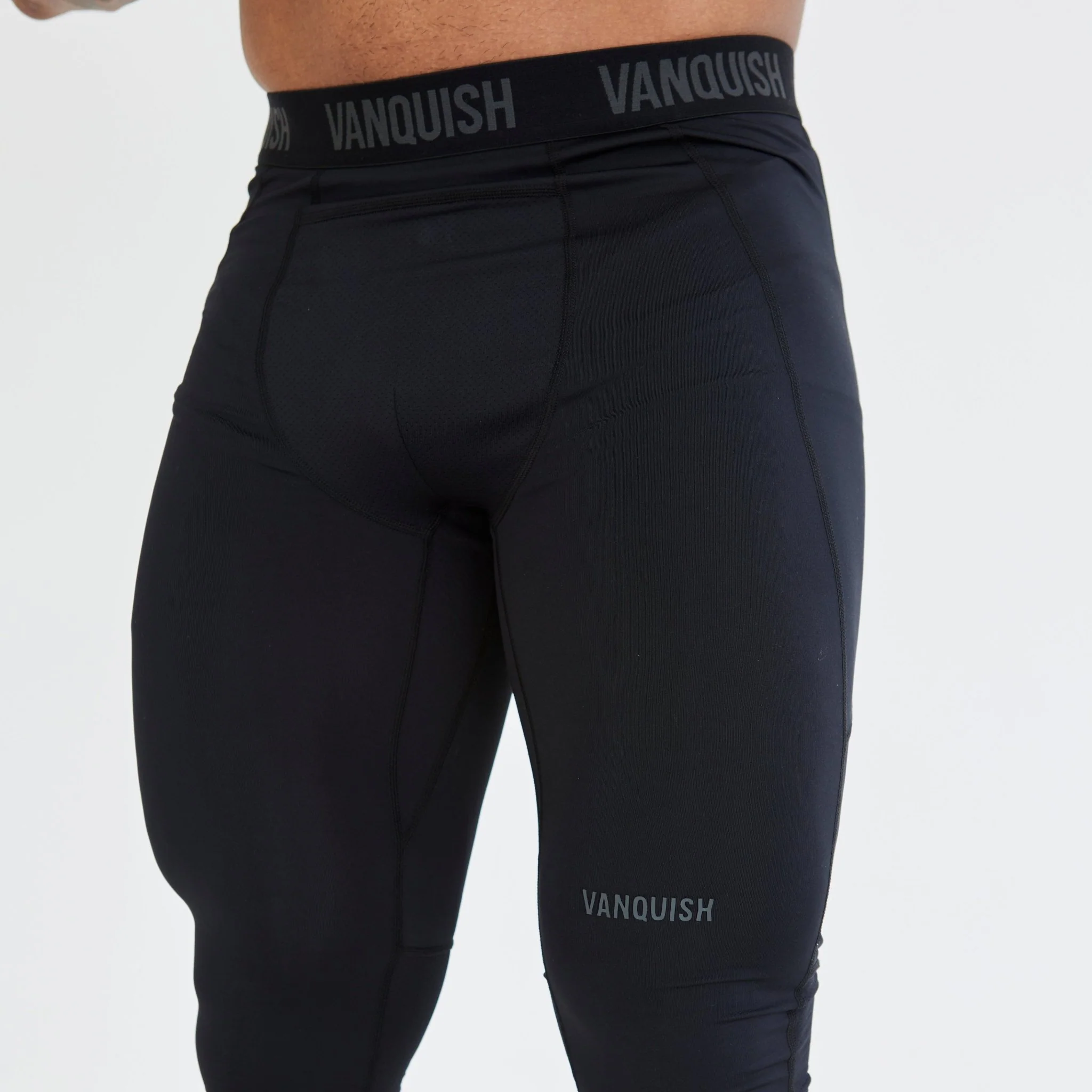 Vanquish Utility Black Base Layer Leggings - Image 3