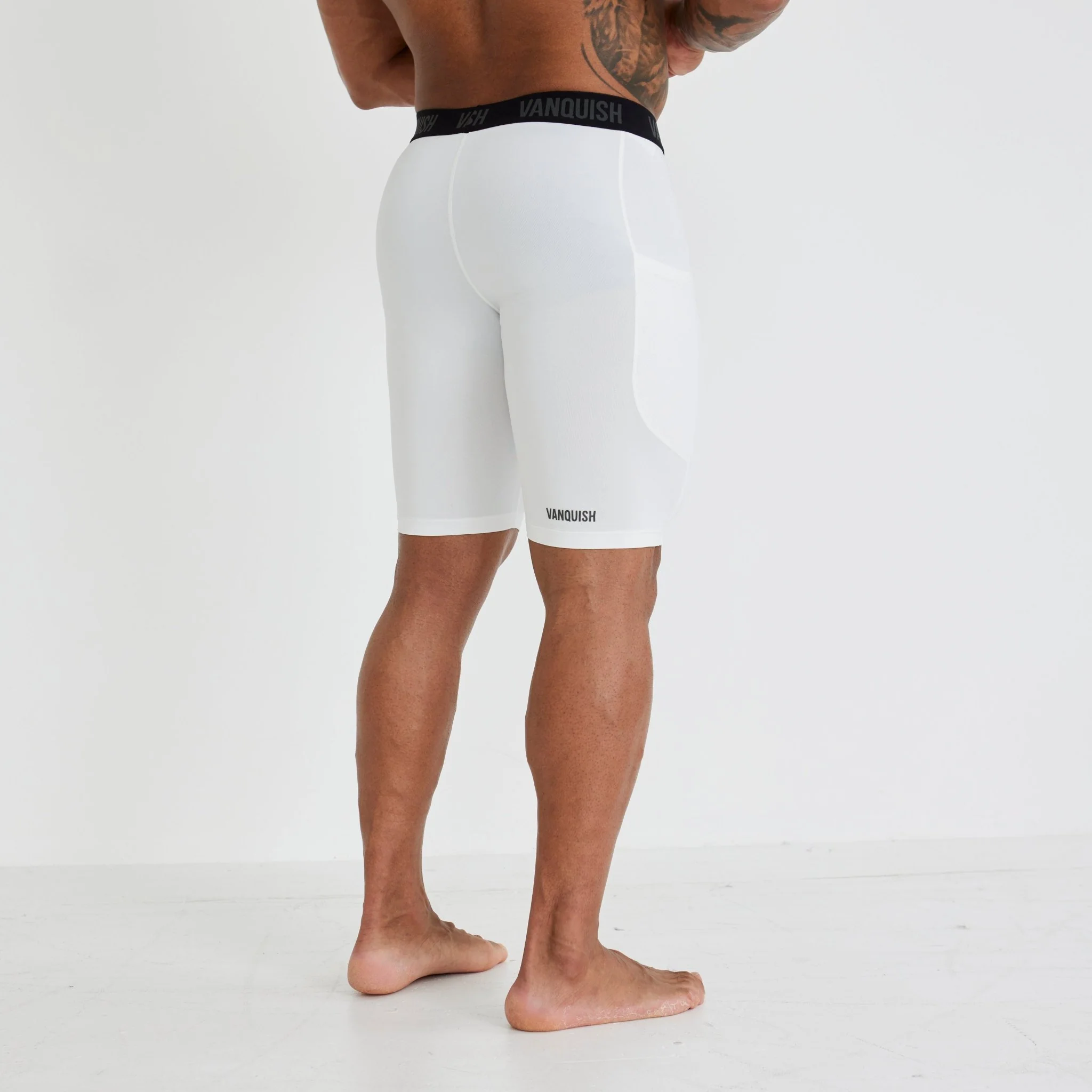 Vanquish Utility White Base Layer Shorts - Image 3
